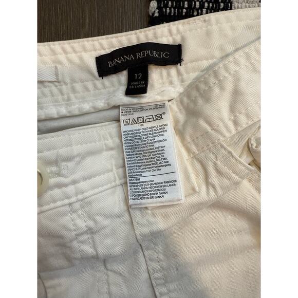Banana Republic White Barrel Pants - Picture 4 of 4
